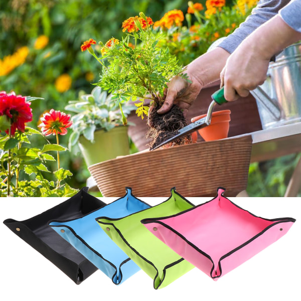 Havearbejde Pude Plantning Mat SORT 50X50CM black 50x50cm
