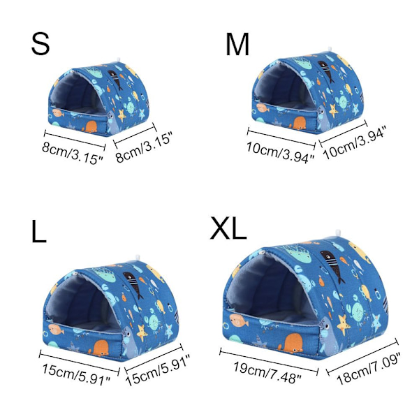 Hamsterhus Smådjur Sovsäng TYPE10-M Type10-M