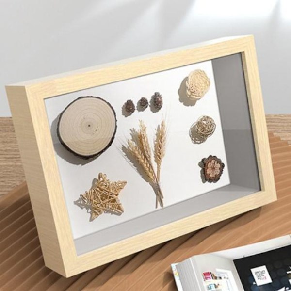 Picture Memory Case Frame Box KELTAINEN 7 TUUMAA 7 TUUMAA yellow 7 inches-7 inches