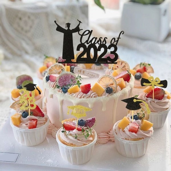 5/10 STK Cake Topper Dekorasjonsutstyr SETT A-10STK