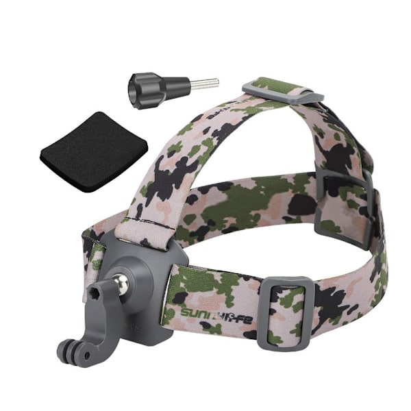 Hodebeltestoppmontert Hodestropp KAMOUFLASJE Camouflage