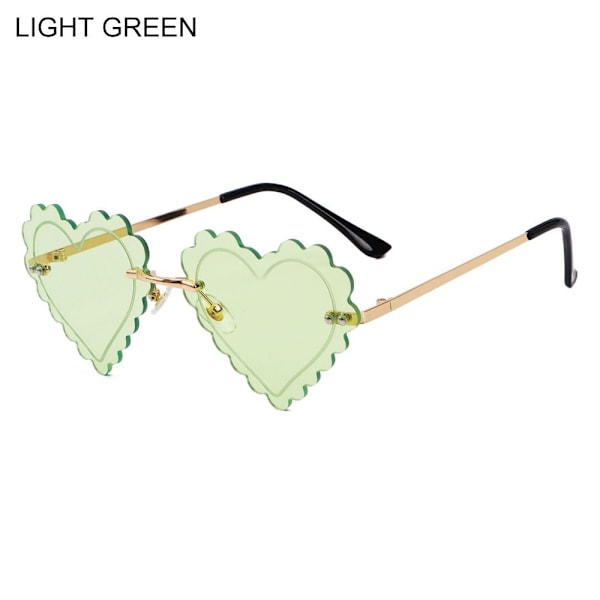 Naisten aurinkolasit Sydämen muotoiset VAALEENVIHREÄ VAALEENVIHREÄ Light Green