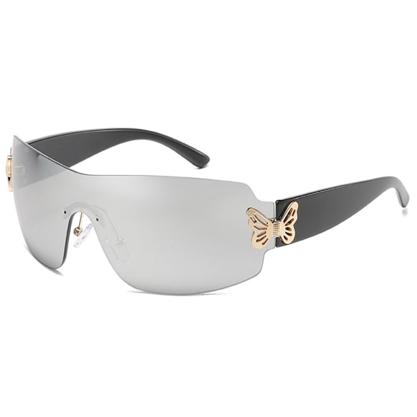 Butterfly Decor Polarisoidut aurinkolasit Urheilu aurinkolasit HOPEAA Silver