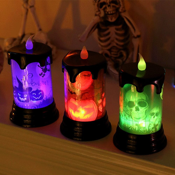 Halloween-lyslampe Halloween-dekorasjonslys 2 2 2