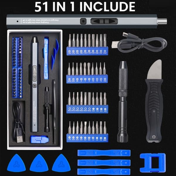 Sähköinen set Torx Hex BLUE Blue