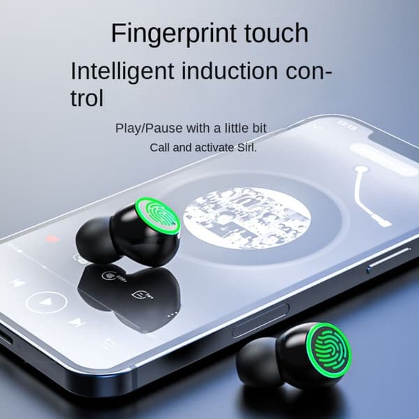 Trådløst headset spil øretelefoner SORT black