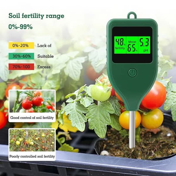 Jordtester PH Meter Jordfruktbarhetstester