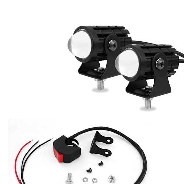 1/2 STK LED Forlygte Motorcykel Køre Spotlight 2 STK 2 STK 2pcs