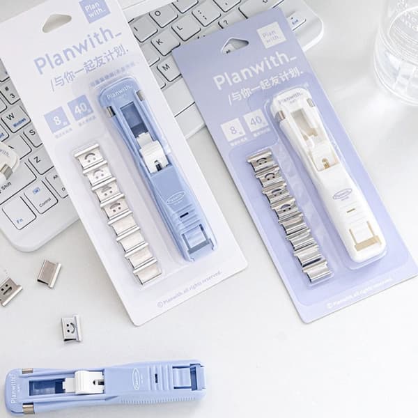 Push Papirklips Pusher Set BLÅTT SETT BLÅTT SET Blue set