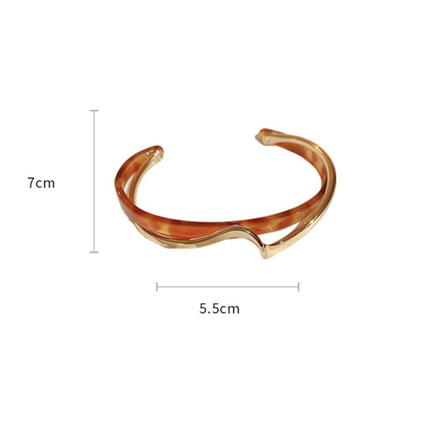 Fritillaria öppet armband lymfatisk magnetisk dräneringsarmband green
