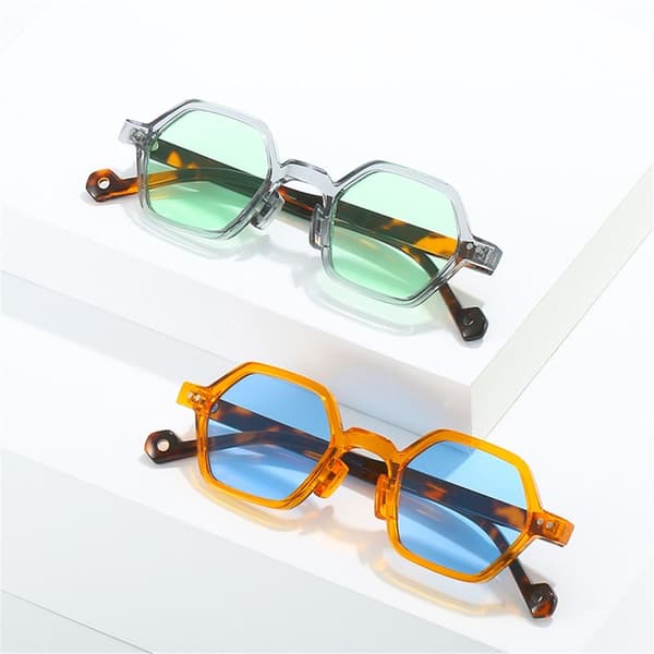 Polygon Square Solglasögon Hexagon Shades C3 C3 C3