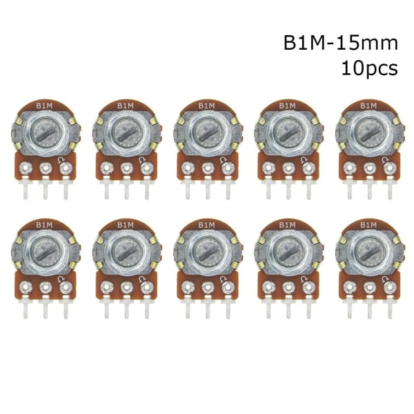 10 kpl lineaarinen potentiometri WH148N WH148 10 kpl B1M-15MM 10 kpl 10pcs B1M-15mm