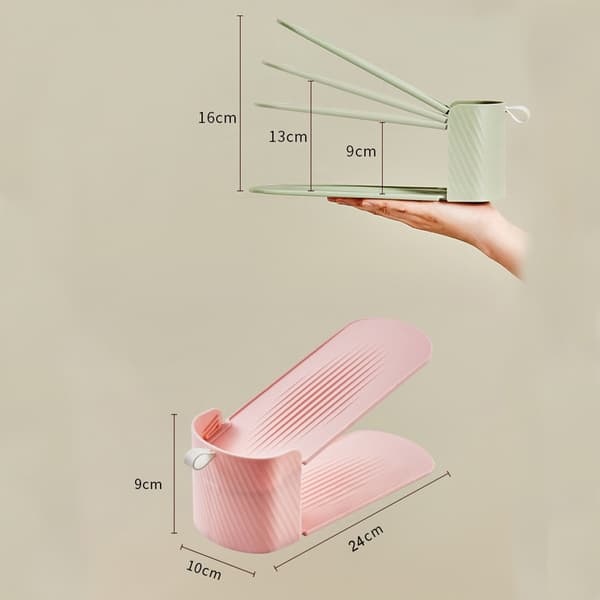 Justerbart skoställ Organizer ROSA Pink