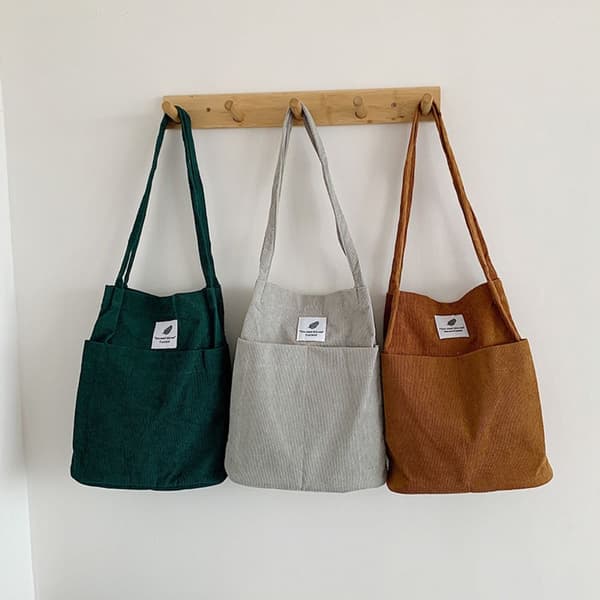 Skulderveske Student Messenger Bag GRÅ grey