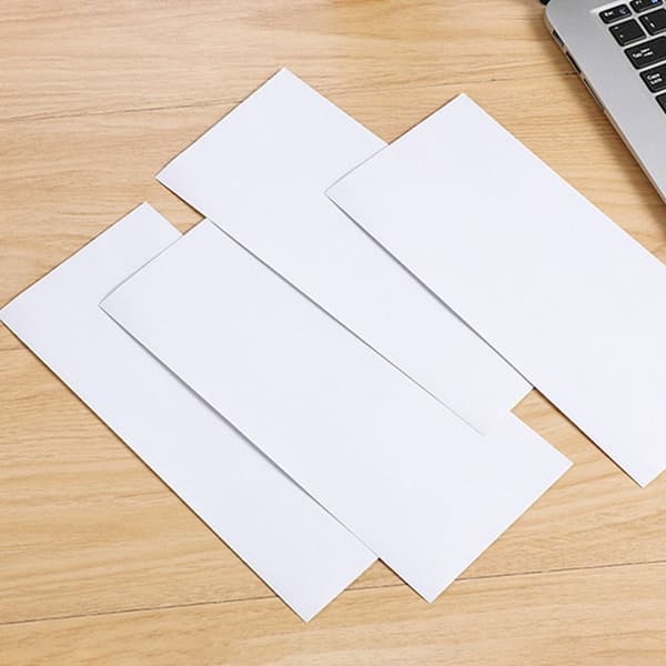 20 stk Selvforsegling tonede konvolutter Lukking Sikkerhet White Peel