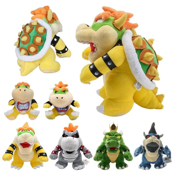 10" Super Mario Bros. Bowser Koopa pehmopehmolelu täytettynä