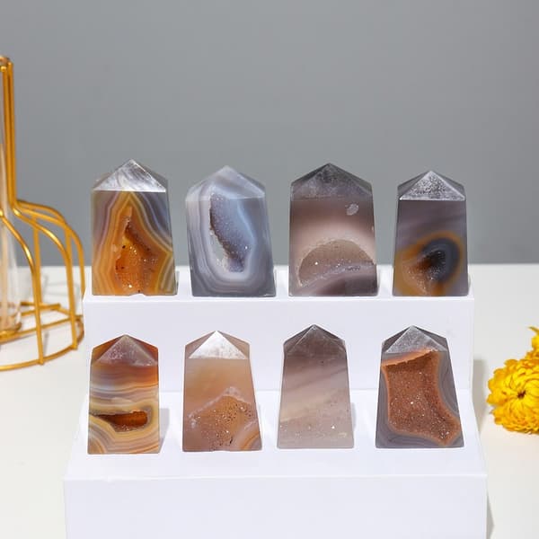 Natural Crystal Column Agate Cluster 5CM-6CM 5CM-6CM 5cm-6cm