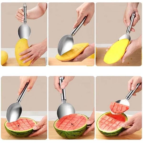 Mango Cutter Tool Frukt Slicer Cutter Pitter Mango kött