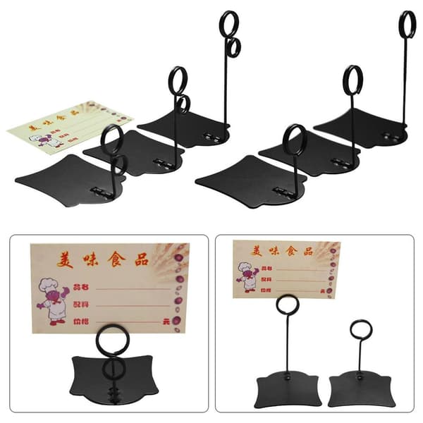 2 Stk Plads Kortholder Bord Antal Stand 5CM8 SHAPE 8 SHAPE 5cm8 Shape