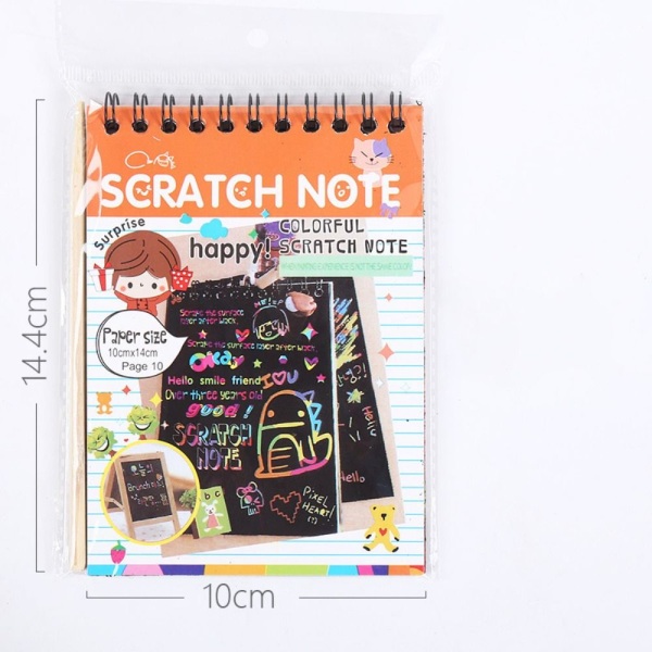 Scratch Notebook Scratch Art Painting Doodle SININEN SININEN SBlue