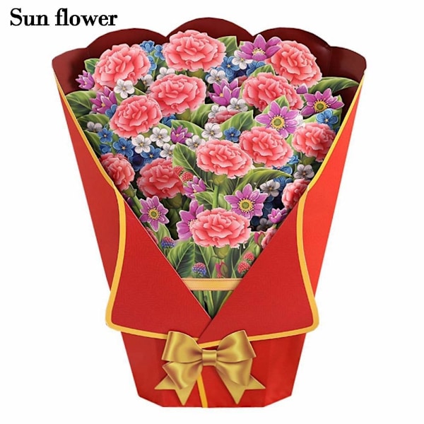 3D Pops-up -kimppu paperikukat SUN FLOWER SUN FLOWER Sun flower