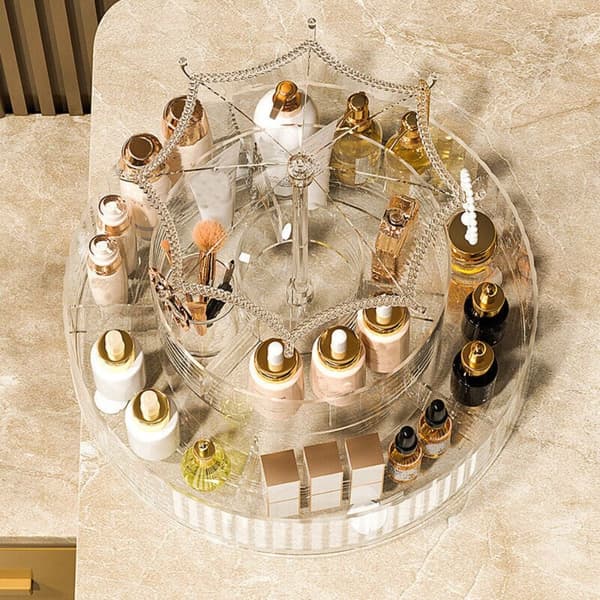 Makeup Organizer Skönhet Display Ställ Kosmetisk förvaringsställ
