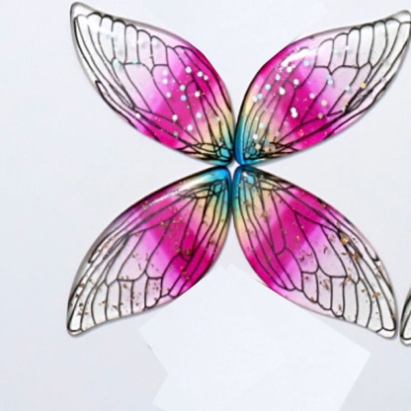 50 stk Butterfly Wing Charms Insekt Wing Charms Bulk anheng