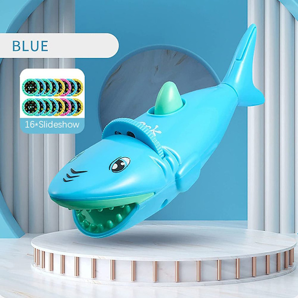 Sarjakuva Shark Projector Luminous Projection Taskulamppu VIHREÄ Green