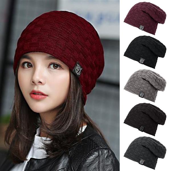 Winter Beanie Hat Kylmähattu MUSTA Black