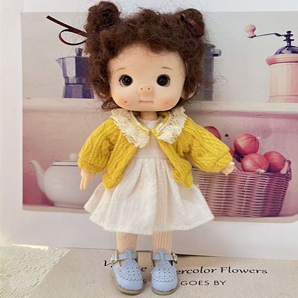 Doll Mini Cardigans -neulepusero PUNAINEN Red