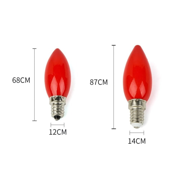 rødt lys Light deity bordpære E12 E12 E12