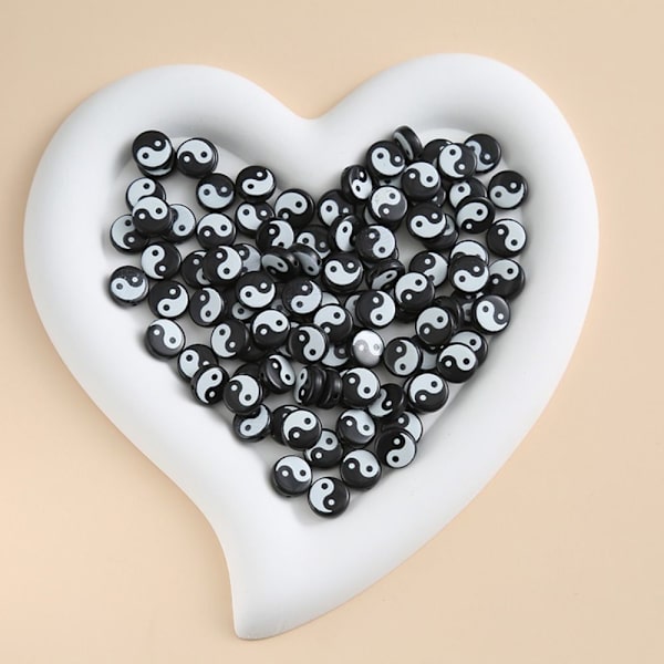100 STK Perler til smykker Clay Spacer Beads C C C