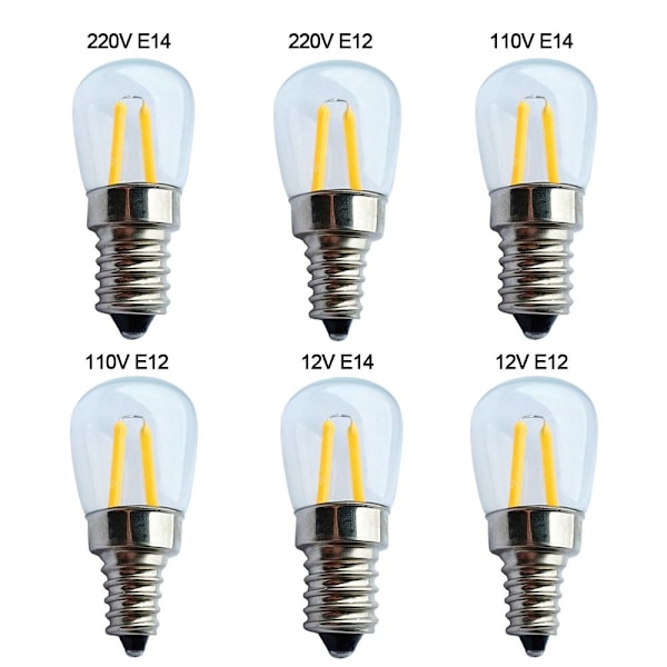 volframi Jääkaappi Polttimo Jääkaapin Valaistus 12V E12 12V E12 12V E12