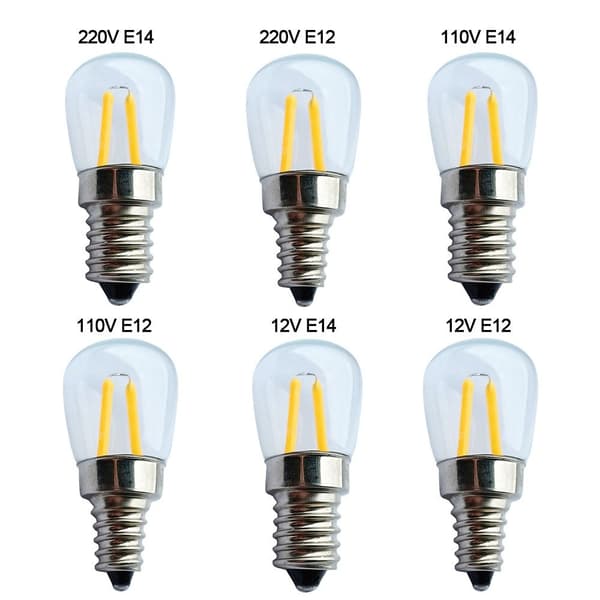 wolfram Køleskabspære Køleskabsbelysning 12V E12 12V E12 12V E12