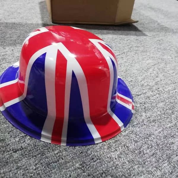 GB Bowler Hat Union Jack Flag -pukeutuminen
