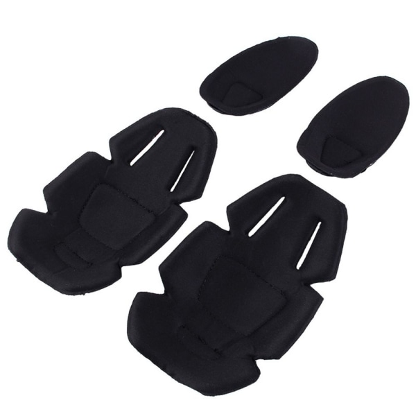 Interpolerte knebeskyttere og albuestøtte SVART KNE black Knee Elbow Pads-Knee Elbow Pads