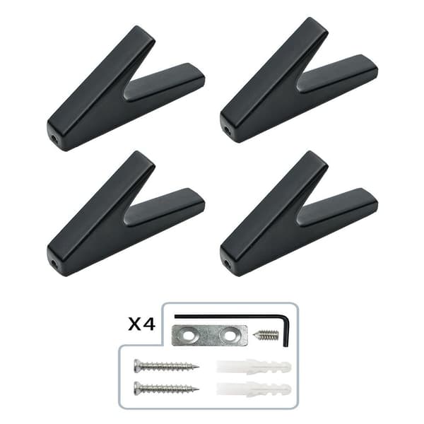 4 Pack Coat Koukut Pyyhekoukut MUSTA MUSTA Black