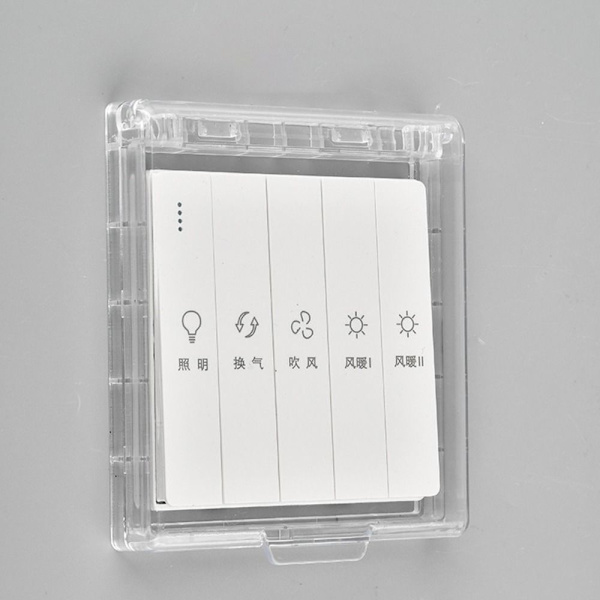 Strömbrytare Skyddskåpa Uttag Vattentät Box TRANSPARENT transparent