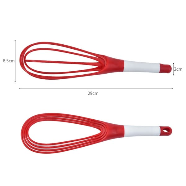 2 STK Plastvisp Eggevisper RØD red