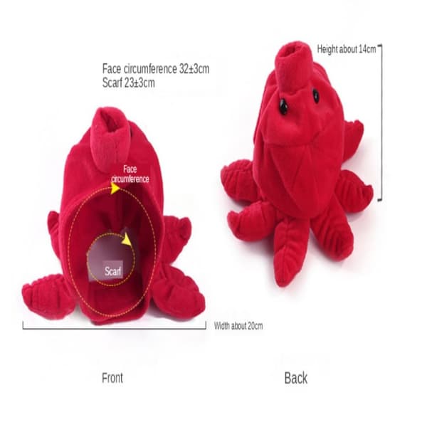 Pet Dog Octopus Søt Form Pet Hat Morsom Hodeplagg Katt Hodeplagg