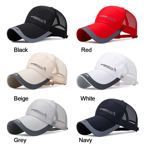 Baseballcaps solhatt HVIT white