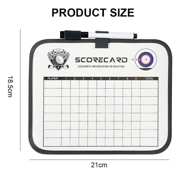 Golf Scorecard Score Sheet Tracking Record