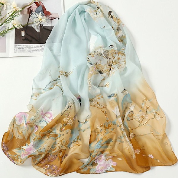 Beach Shawl Chiffongscarf för damer E E E