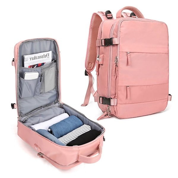 Reseryggsäck Bagageväska ROSA Pink