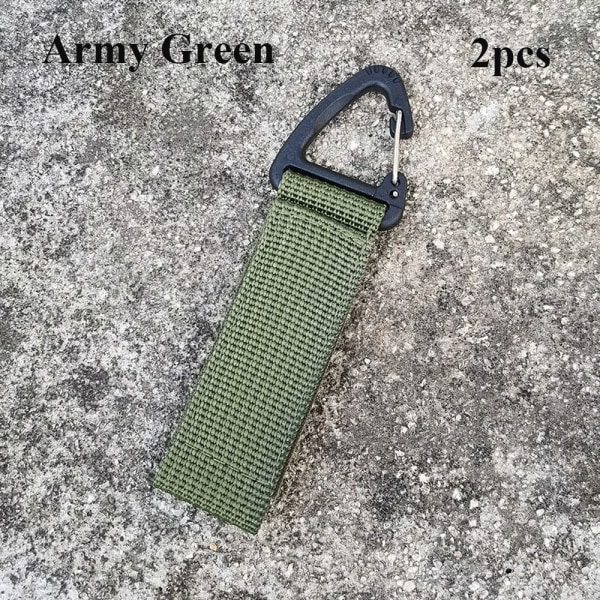 2kpl Kolmioreppu solki vyötärölaukun kiinnitys ARMY GREEN Army Green