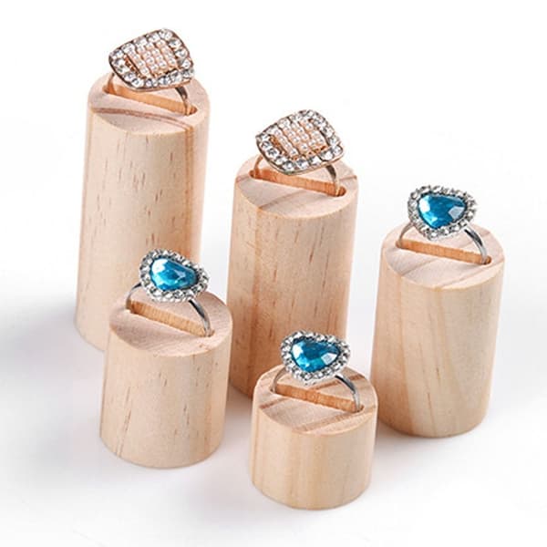 Smyckeskrin Ring Förvaringslåda Display Box