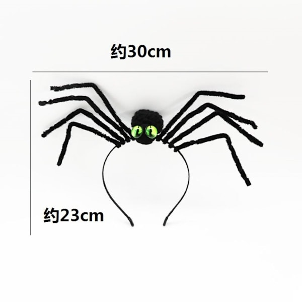 2 STK Halloween Pandebånd Halloween Hovedbeklædning GRØN green