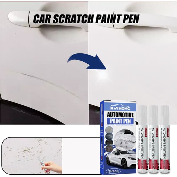 3 stk. Bilmaling Pen Auto Ridsefjerner SORT black