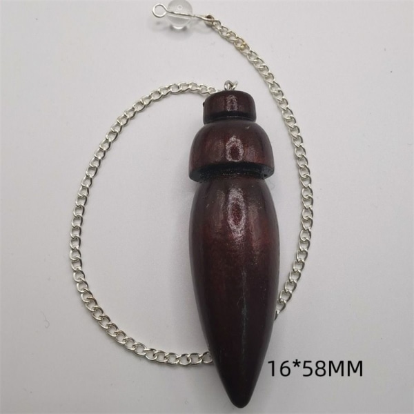 Naturlig träpendel Reiki pendelhänge C C C