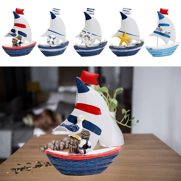Seilbåtmodell Algam skipsmodell 4 4 4